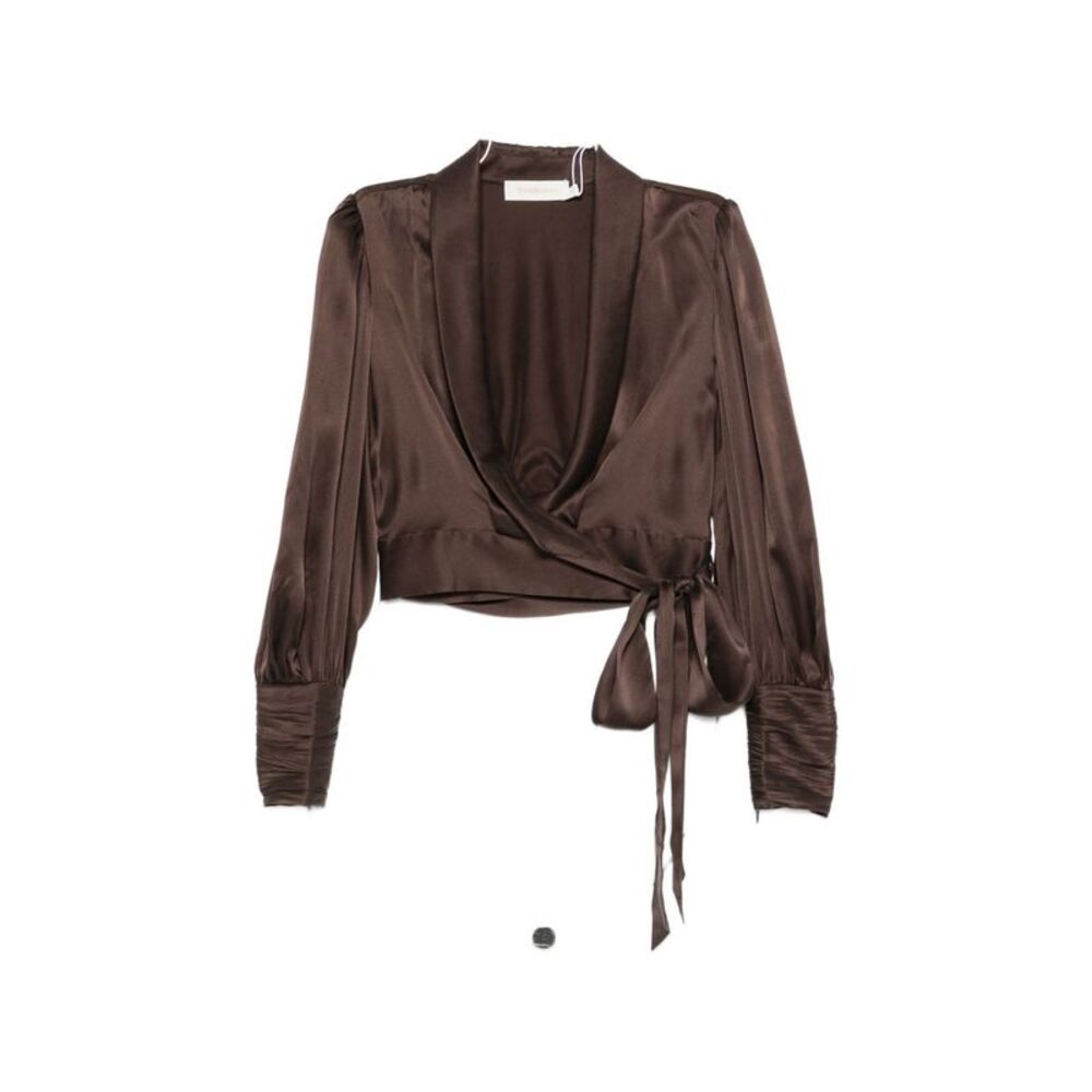 Zimmermann Women Silk Wrap Top